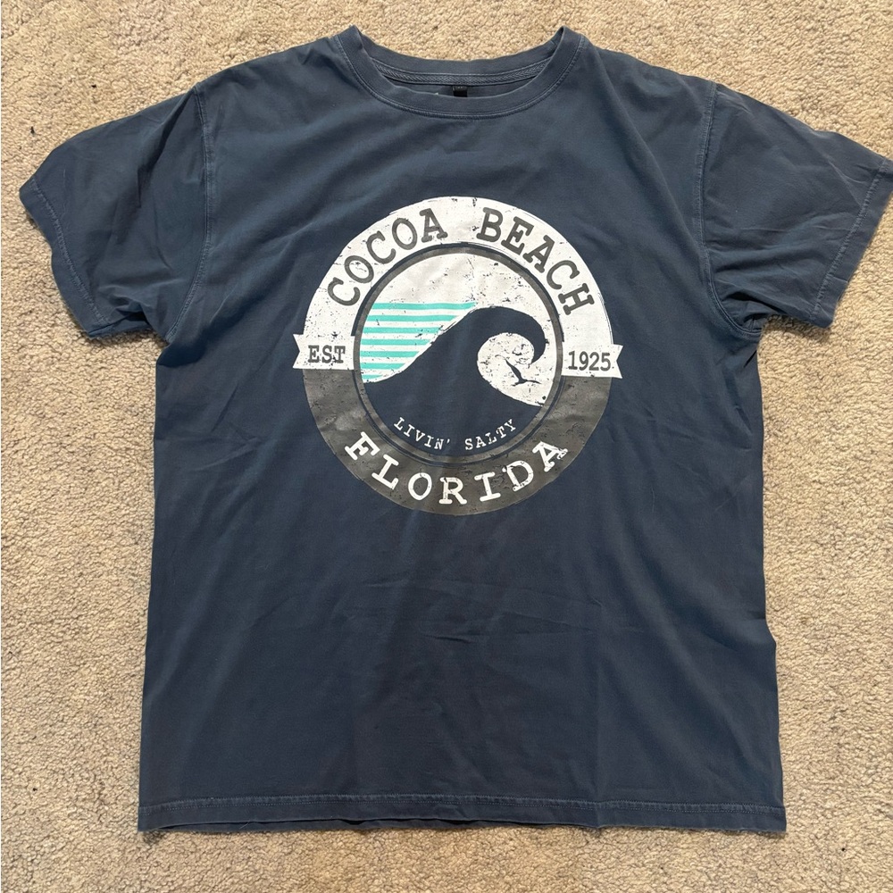 Cocoa Beach Kids Navy T-Shirt